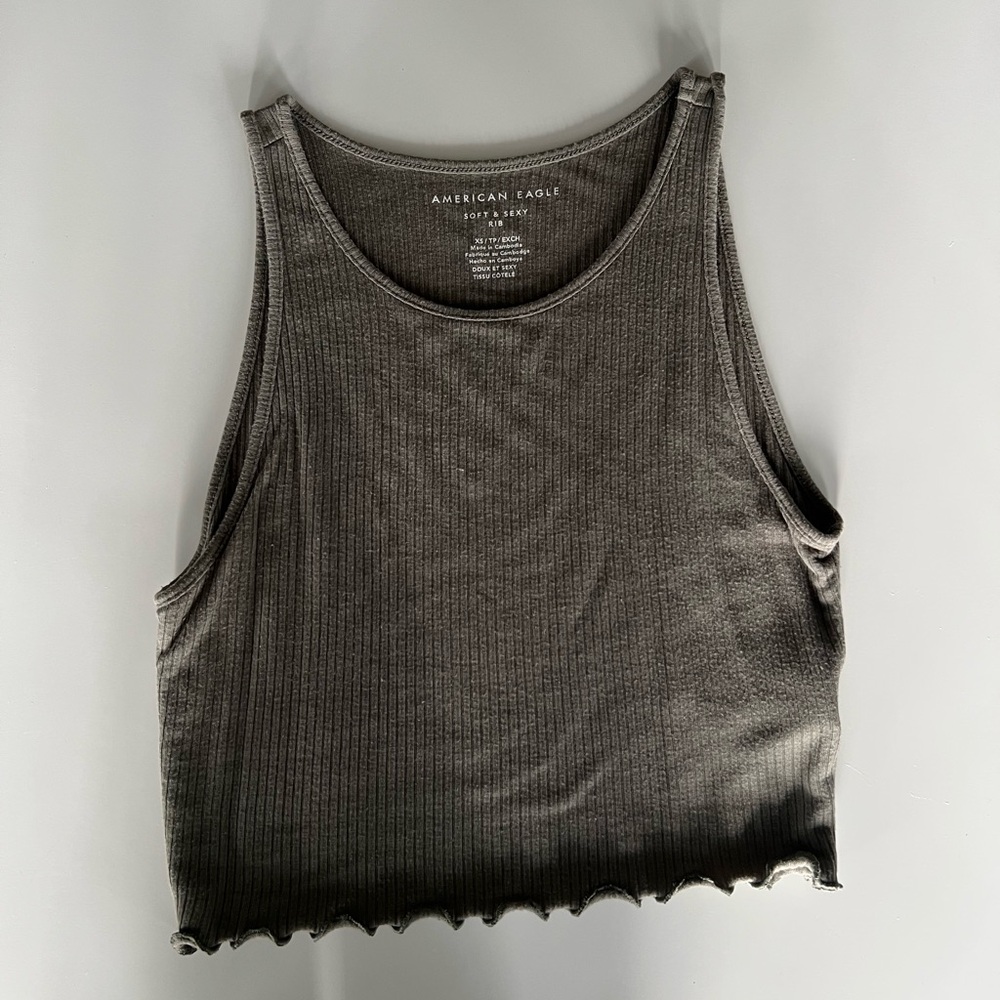 American Eagle Outfitters Ribbed Tank Top